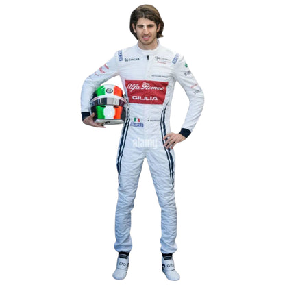 Antonio Giovinazzi 2019 Alfa Romeo F1 Race Suit - Barirah Racewear image 1