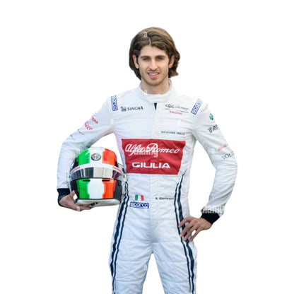 Antonio Giovinazzi 2019 Alfa Romeo F1 Race Suit - Barirah Racewear image 2