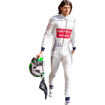 Antonio Giovinazzi 2019 Alfa Romeo F1 Race Suit - Barirah Racewear image 3