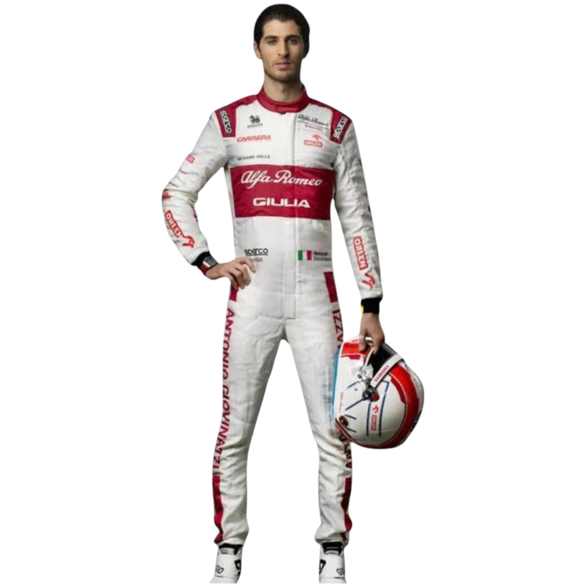 Antonio Giovinazzi 2020 Alfa Romeo F1 Race Suit - Barirah Racewear image 2