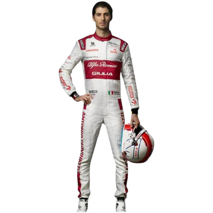 Antonio Giovinazzi 2020 Alfa Romeo F1 Race Suit - Barirah Racewear image 2