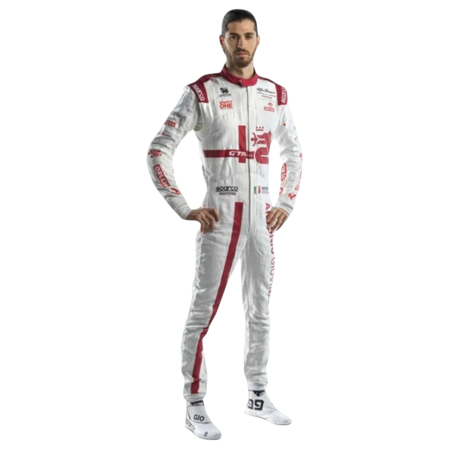 Antonio Giovinazzi 2021 Alfa Romeo F1 Race Suit - Barirah Racewear image 2