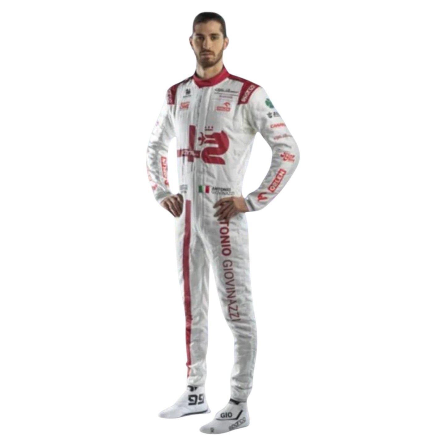 Antonio Giovinazzi 2021 Alfa Romeo F1 Race Suit - Barirah Racewear image 3