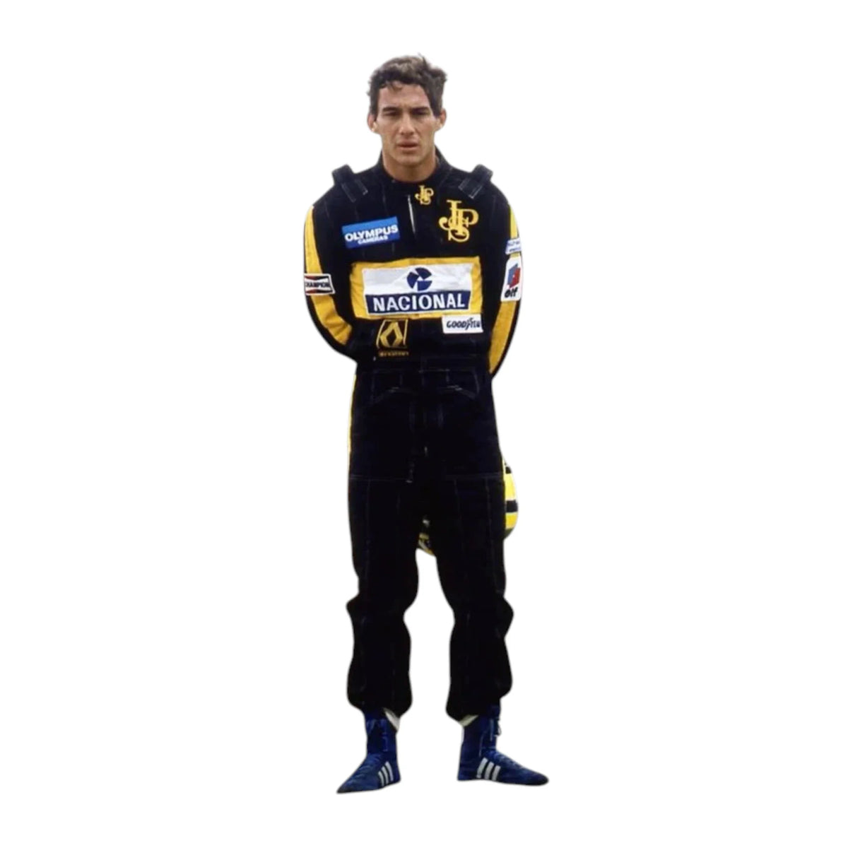 Ayrton Senna 1985 Lotus F1 Racing Suit - Barirah Racewear image 1