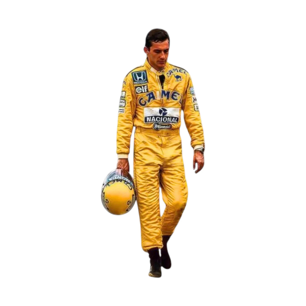 Ayrton Senna 1987 Lotus F1 Racing Suit - Barirah Racewear image 1