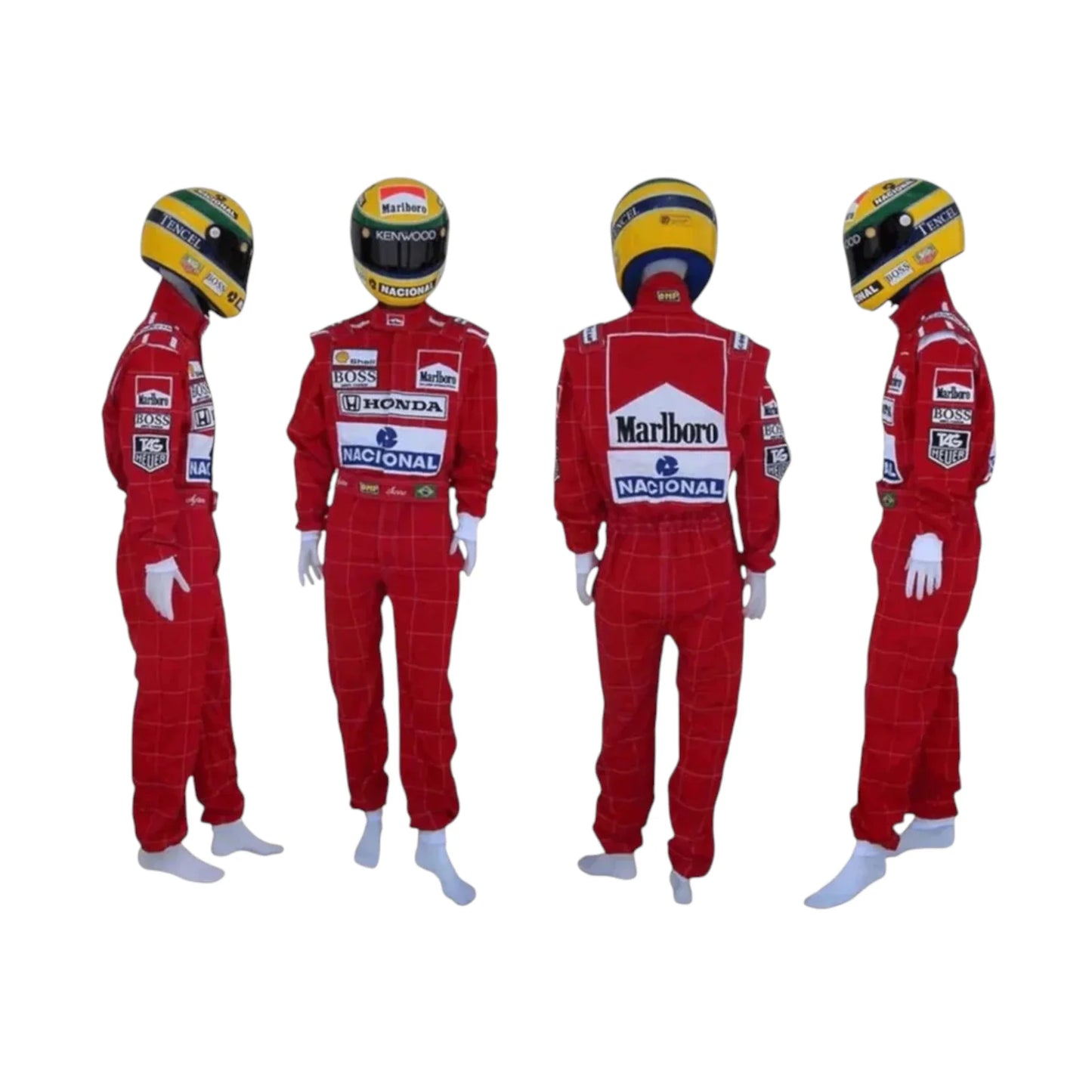 Ayrton Senna 1991 Mclaren United States GP F1 Racing Suit - Barirah Racewear image 1