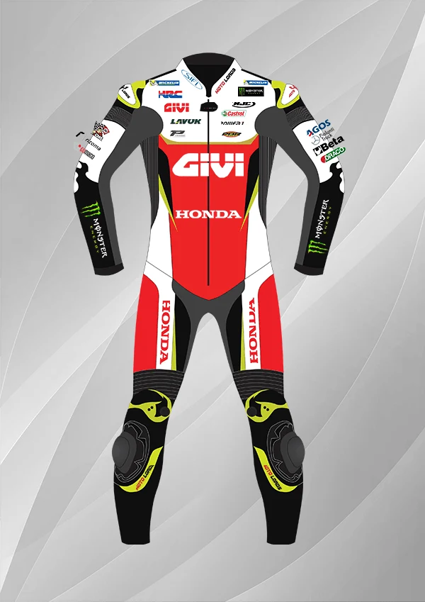 Cal Crutchlow LCR Honda MotoGP 2019 - Premium Cowhide Motorcyc