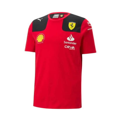 Carlos Sainz 2023 Ferrari F1 Racing Driver T-Shirt - Barirah Racewear image 1