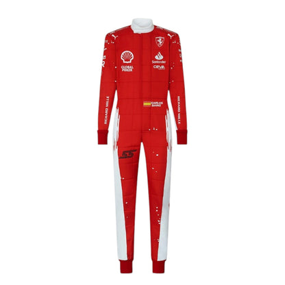 Carlos Sainz 2023 Ferrari (Las Vegas GP Special Edition) F1 Race Suit - Barirah Racewear image 2