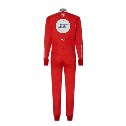 Carlos Sainz 2023 Ferrari (Las Vegas GP Special Edition) F1 Race Suit - Barirah Racewear image 3