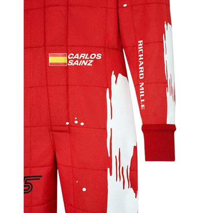 Carlos Sainz 2023 Ferrari (Las Vegas GP Special Edition) F1 Race Suit - Barirah Racewear image 4