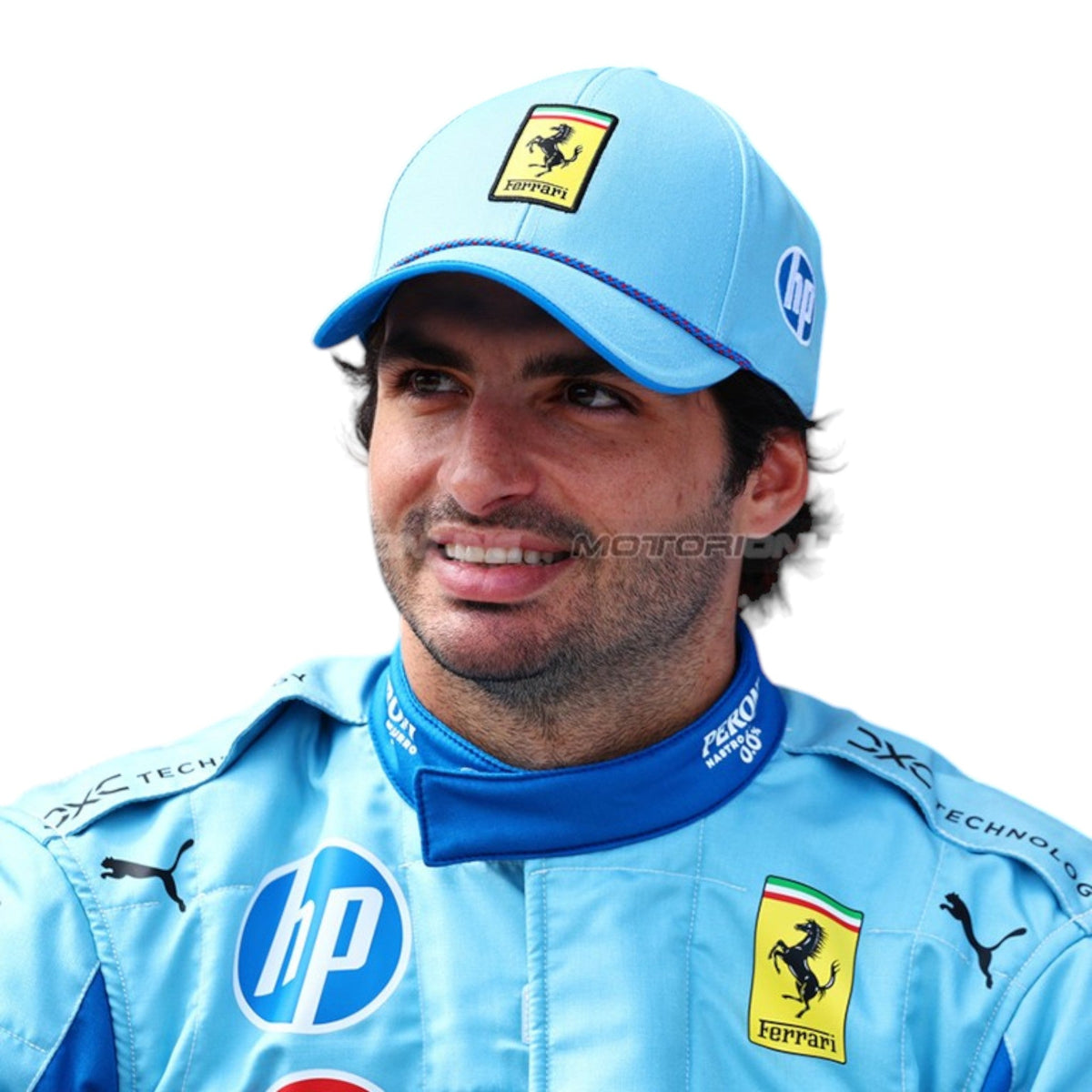 Carlos Sainz 2024 Ferrari Miami GP F1 Race Suit - Barirah Racewear image 2