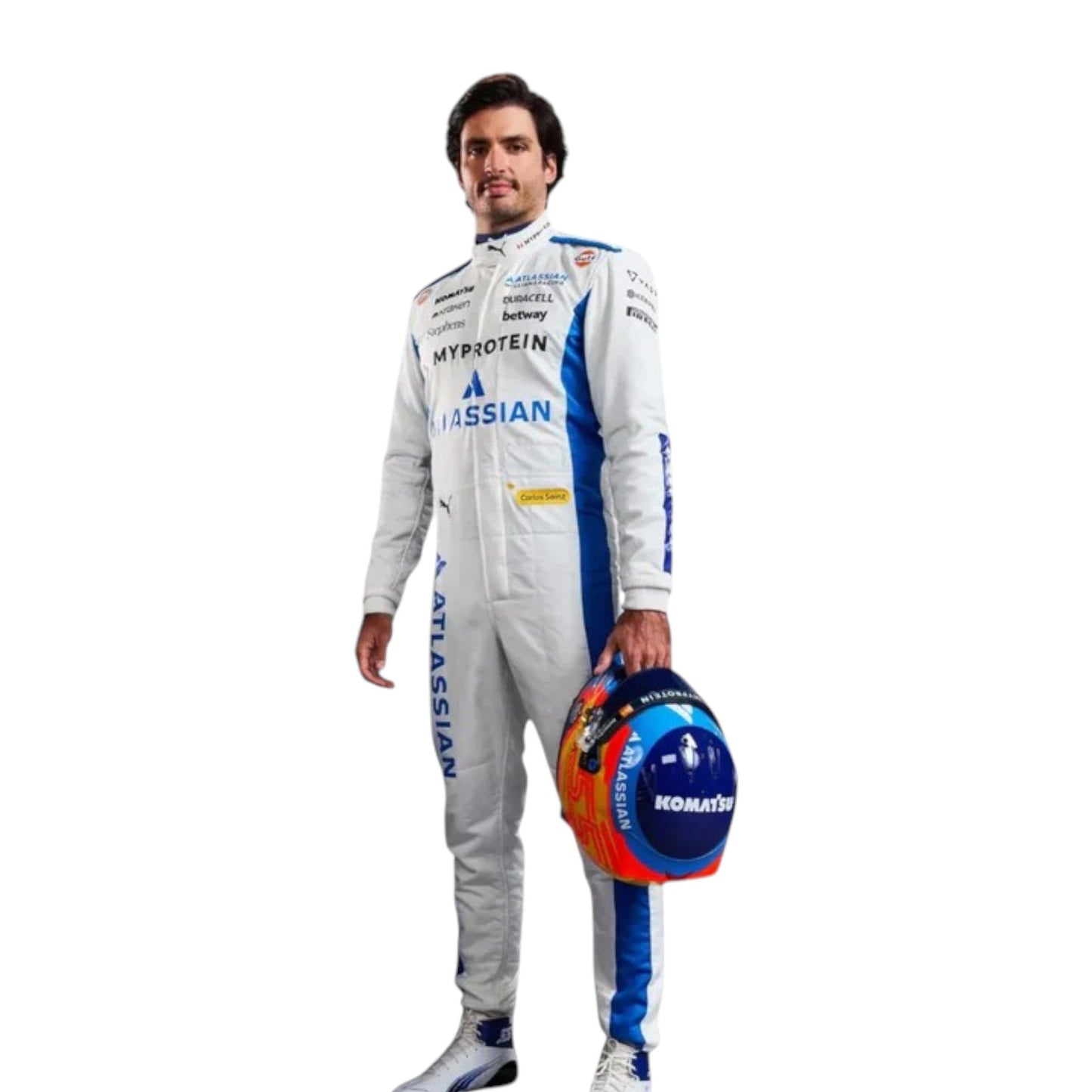 Carlos Sainz 2025 Williams F1 Race Suit - Barirah Racewear image 3