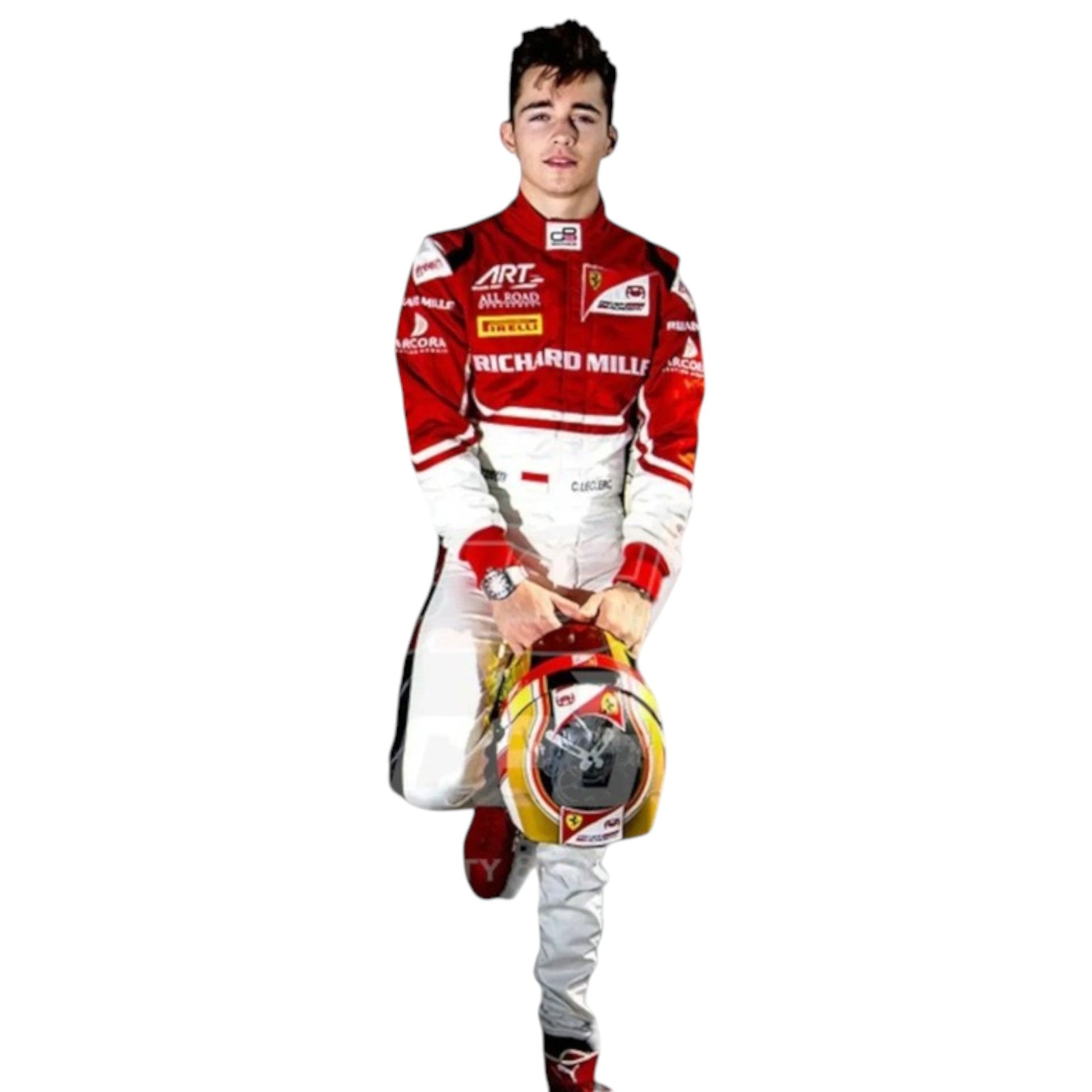 Charles Leclerc 2016 Ferrari F1 Race Suit - Barirah Racewear image 1