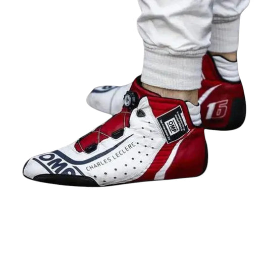Charles Leclerc 2018 Alfa Romeo F1 Racing Shoes - Barirah Racewear image 1