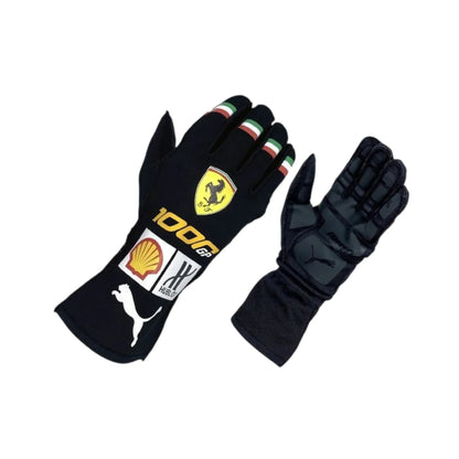 Charles Leclerc 2020 Ferrari 1000 GP F1 Racing Gloves - Barirah Racewear image 1