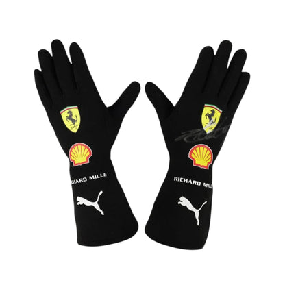 Charles Leclerc 2021 Ferrari F1 Racing Gloves - Barirah Racewear image 1