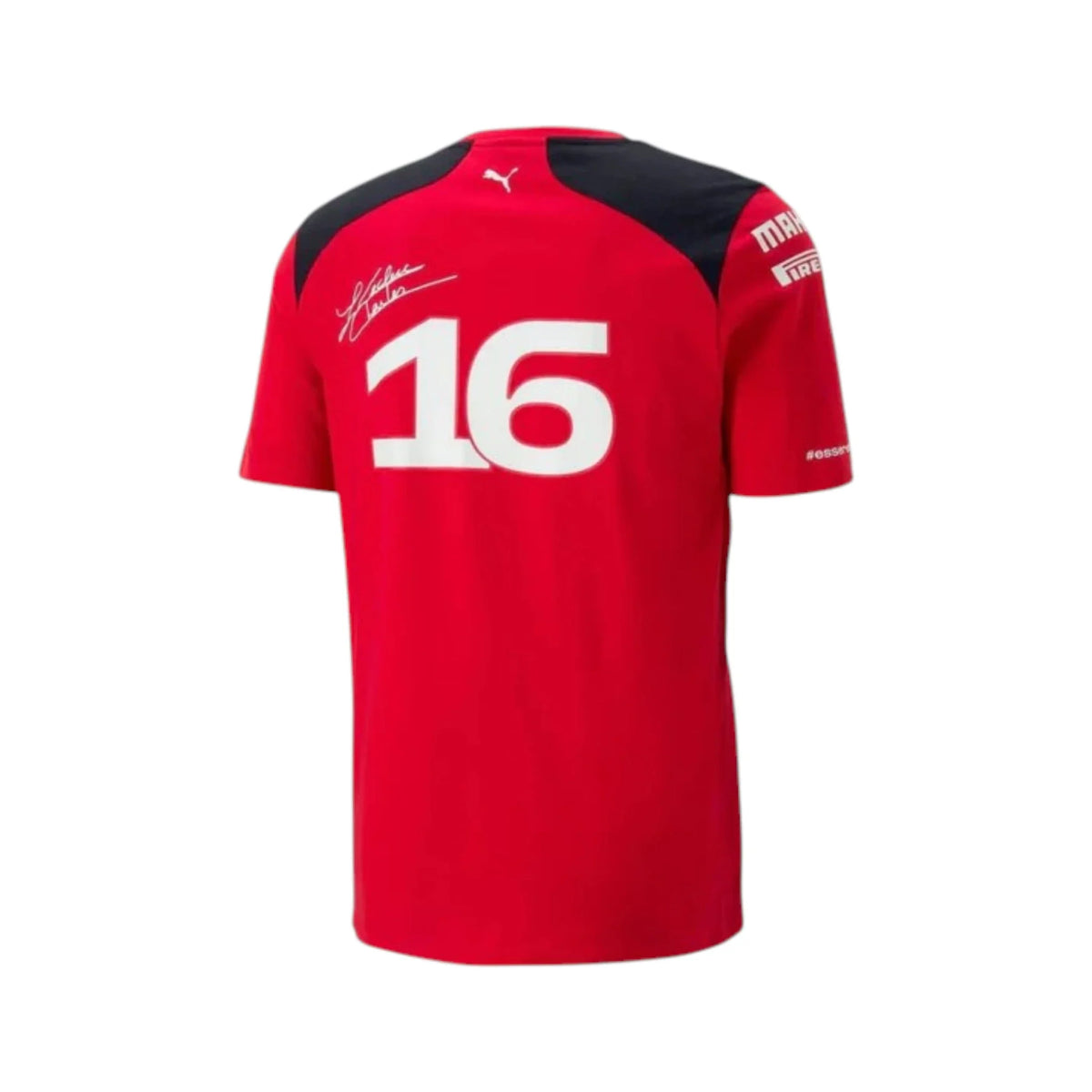 Charles Leclerc 2023 Ferrari F1 Racing Driver T-Shirt - Barirah Racewear image 2