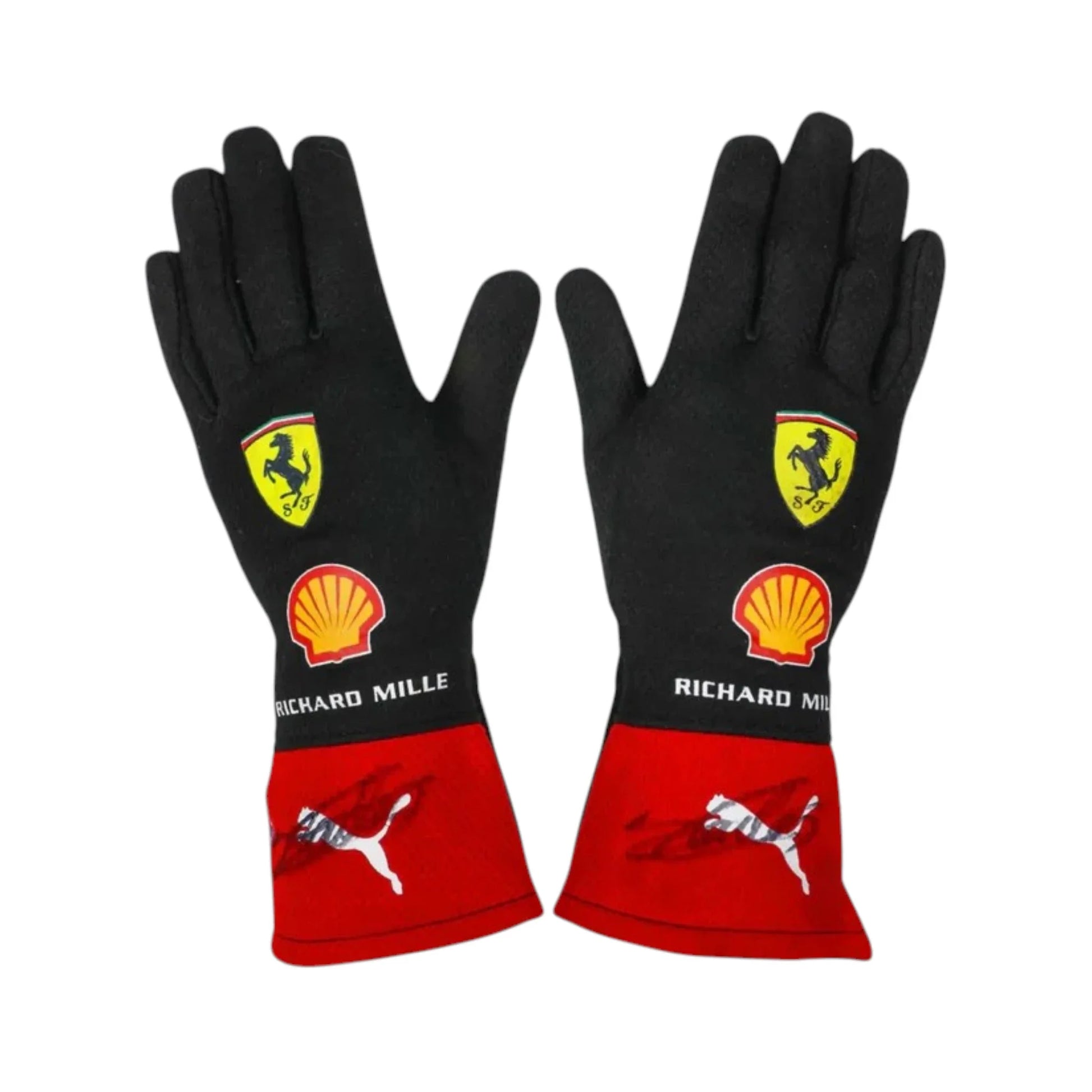 Charles Leclerc 2023 Ferrari F1 Racing Gloves - Barirah Racewear image 1
