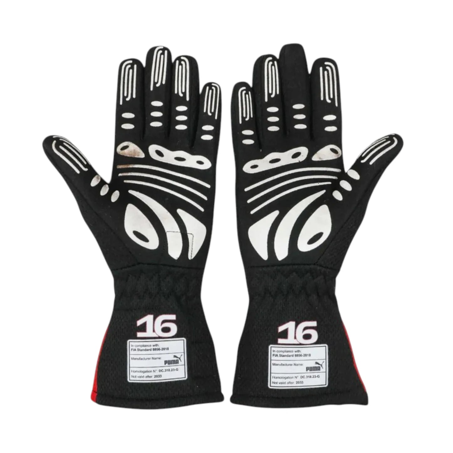 Charles Leclerc 2023 Ferrari F1 Racing Gloves - Barirah Racewear image 2