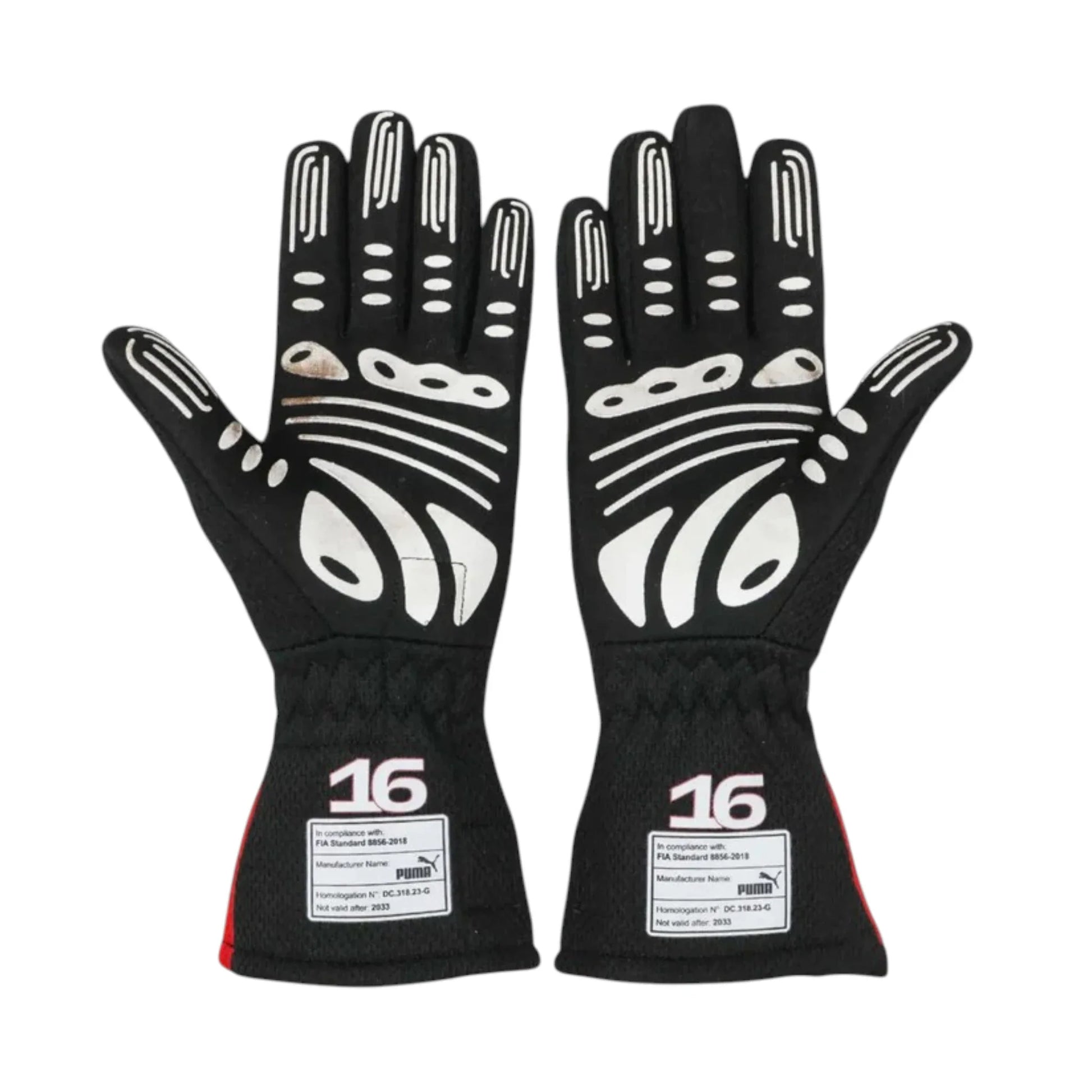 Charles Leclerc 2023 Ferrari F1 Racing Gloves - Barirah Racewear image 2