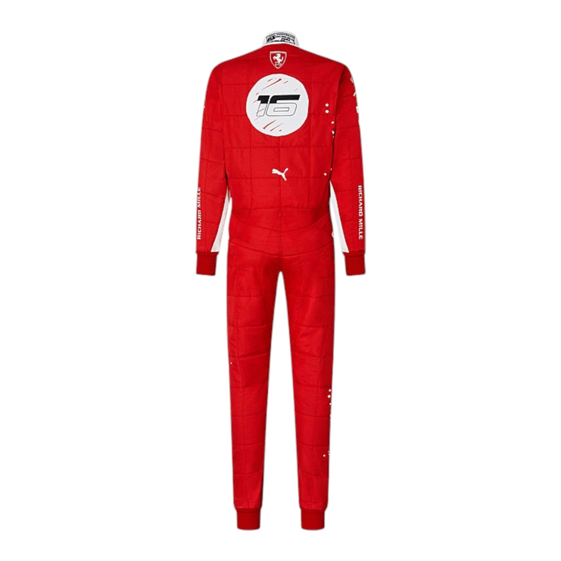 Charles Leclerc 2023 Ferrari (Las Vegas GP Special Edition) F1 Race Suit - Barirah Racewear image 3