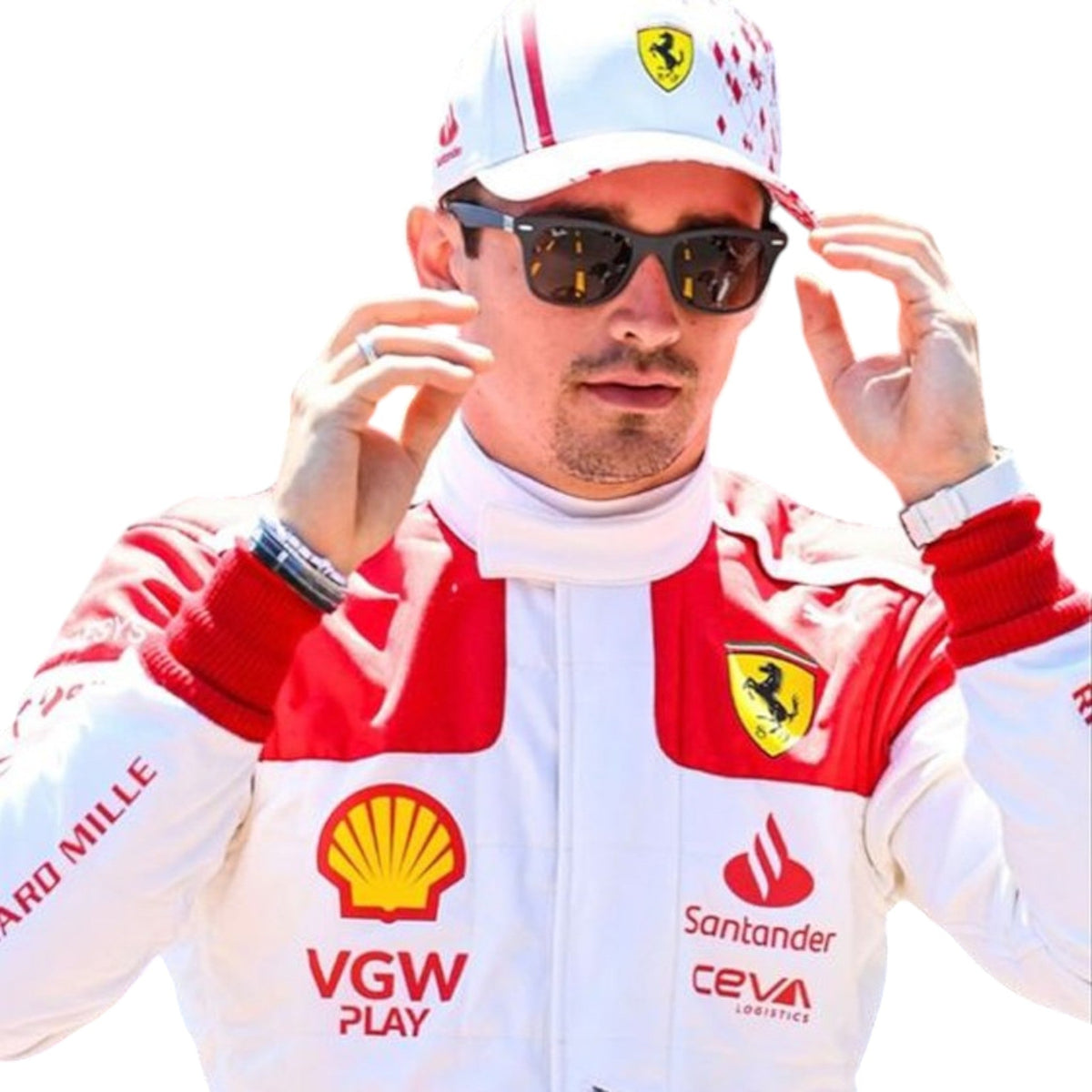 Charles Leclerc 2023 Ferrari Monaco GP F1 Race Suit - Barirah Racewear image 2