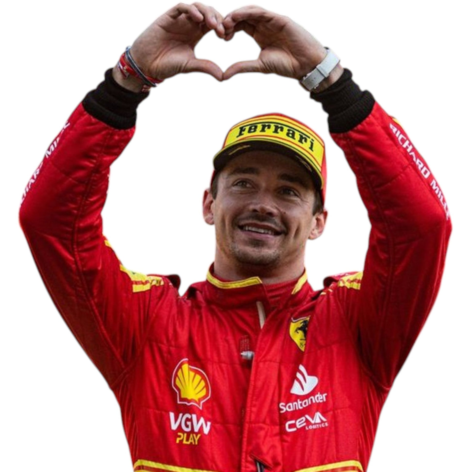 Charles Leclerc 2023 Ferrari Monza GP F1 Race Suit - Barirah Racewear image 3
