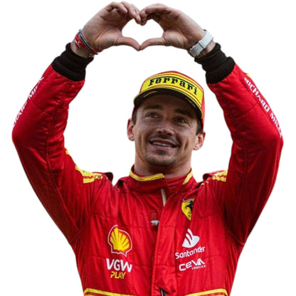 Charles Leclerc 2023 Ferrari Monza GP F1 Race Suit - Barirah Racewear image 3