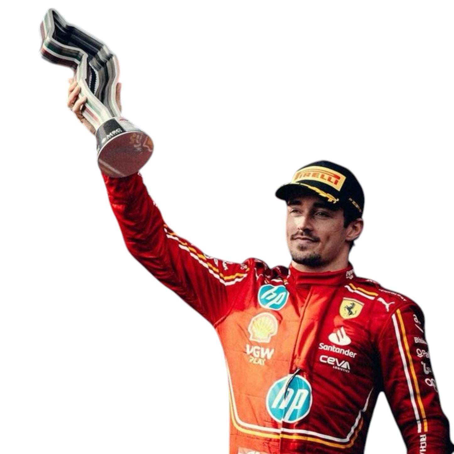 Charles Leclerc 2024 Ferrari Monaco GP F1 Race Suit - Barirah Racewear image 2