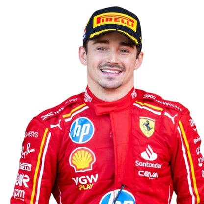 Charles Leclerc 2024 Ferrari Monaco GP F1 Race Suit - Barirah Racewear image 4