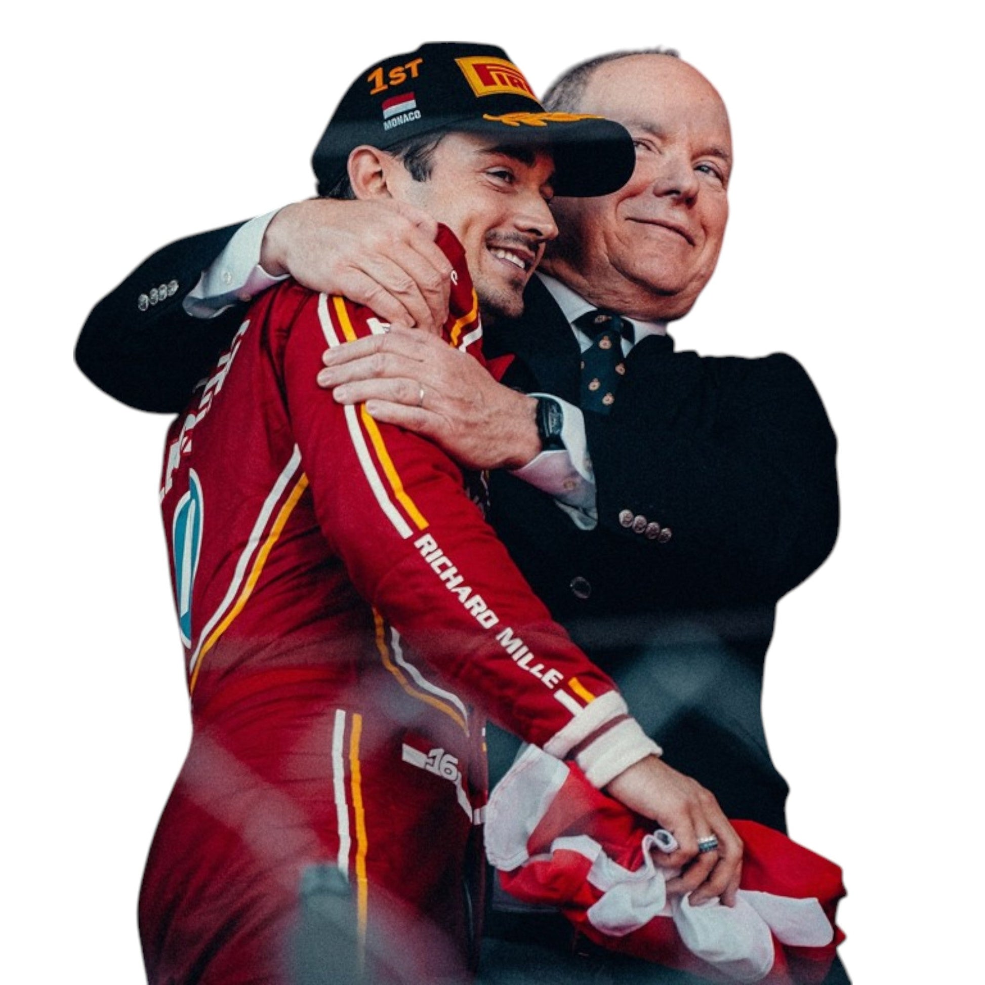 Charles Leclerc 2024 Ferrari Monaco GP F1 Race Suit - Barirah Racewear image 5