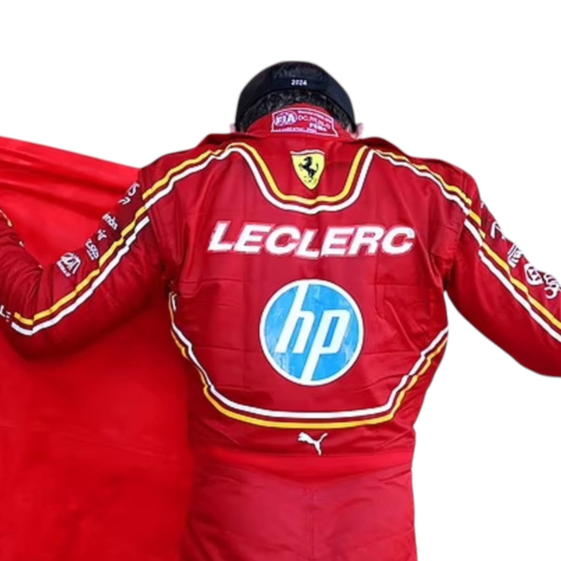 Charles Leclerc 2024 Ferrari Monaco GP F1 Race Suit - Barirah Racewear image 7