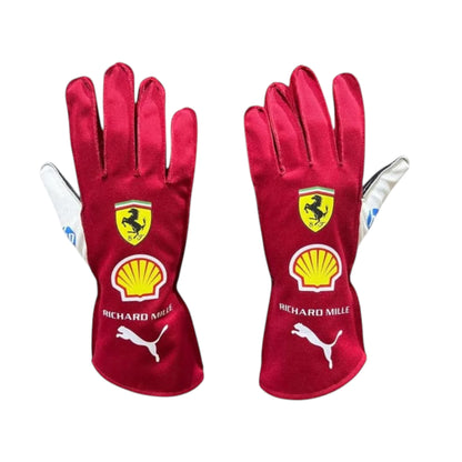 Charles Leclerc 2025 Ferrari F1 Racing Gloves - Barirah Racewear image 2