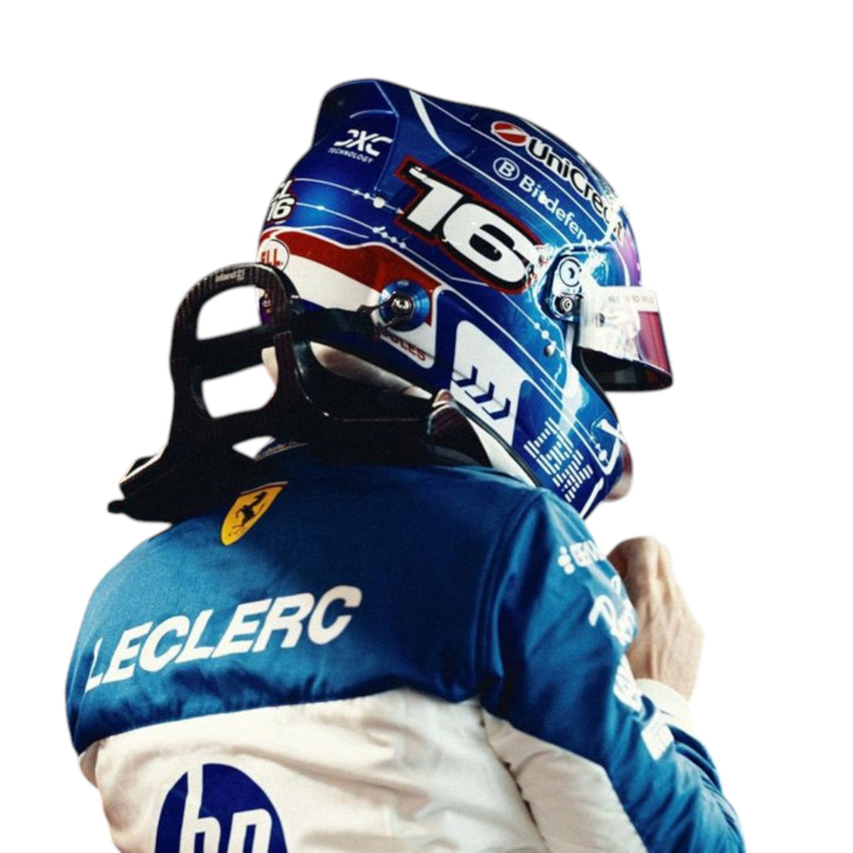 Charles Leclerc 2025 Ferrari Miami GP F1 Race Suit - Barirah Racewear image 3