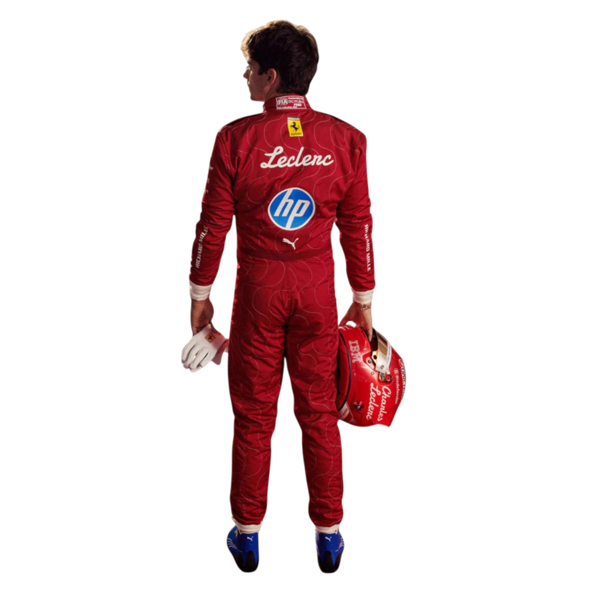 Charles Leclerc 2025 Ferrari Monza GP F1 Race Suit - Barirah Racewear image 2