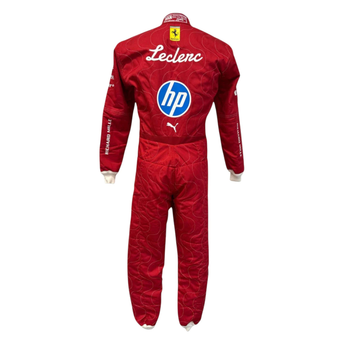 Charles Leclerc 2025 Ferrari Monza GP F1 Race Suit - Barirah Racewear image 4