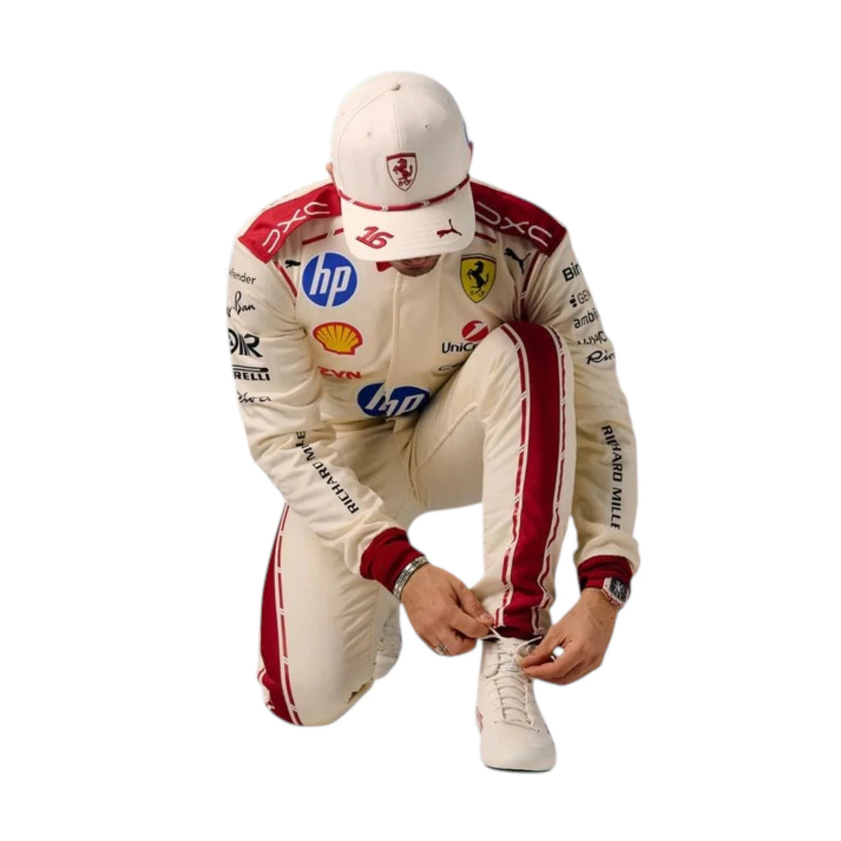 Charles Leclerc 2026 Ferrari Monaco GP F1 Race Suit - Barirah Racewear image 8