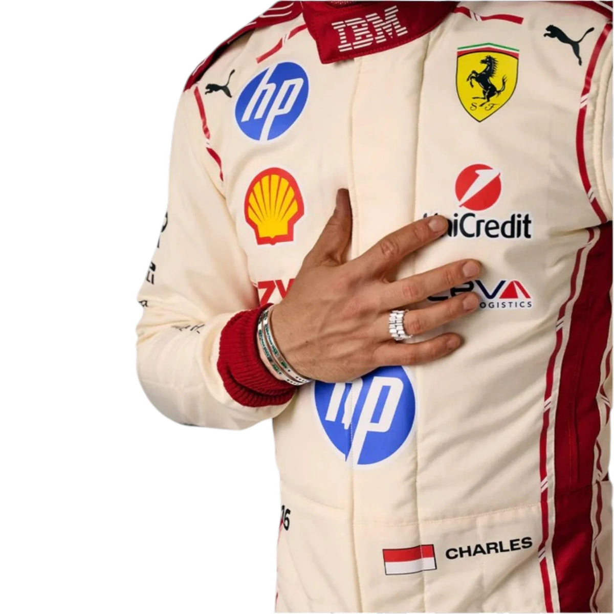 Charles Leclerc 2026 Ferrari Monaco GP F1 Race Suit - Barirah Racewear image 9