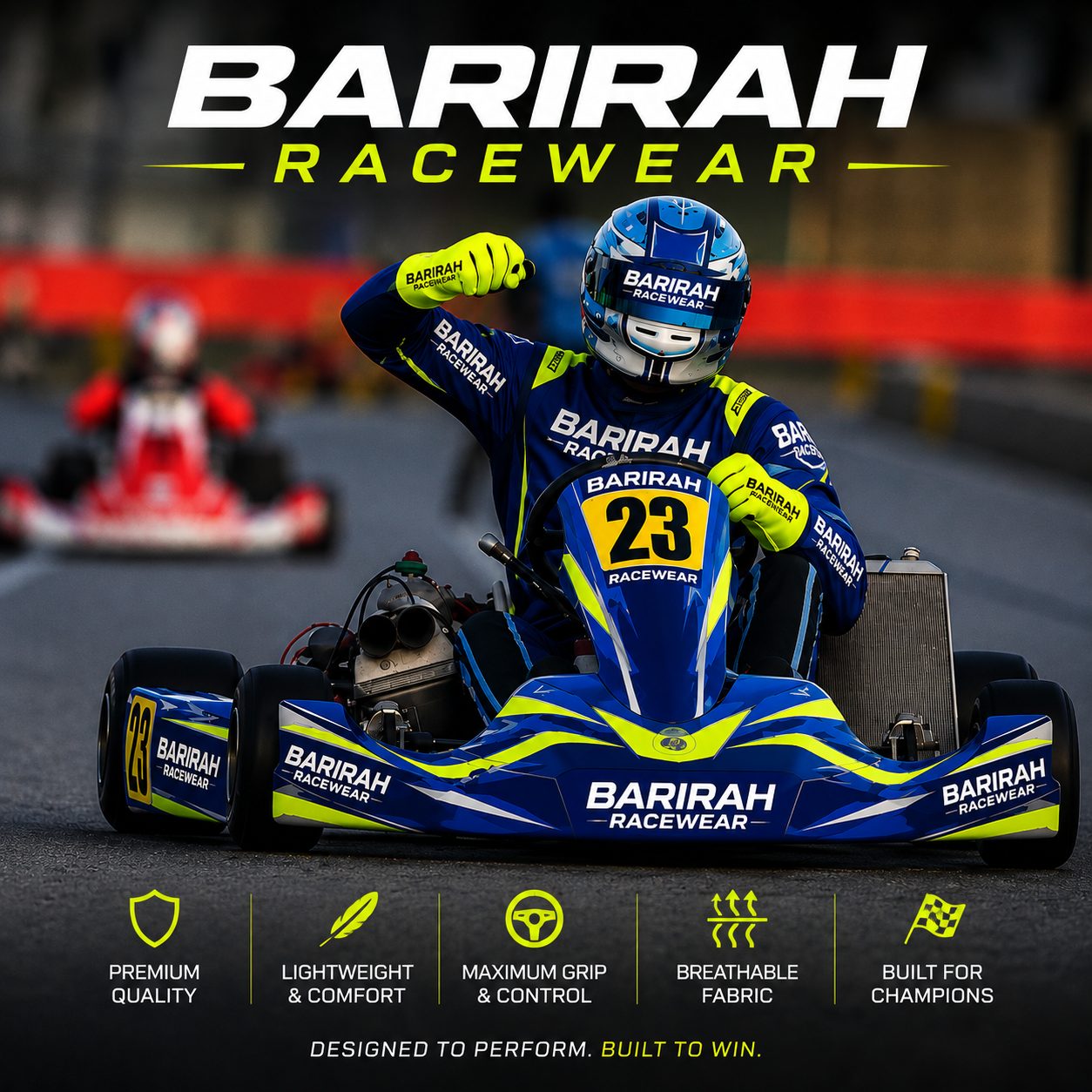 Barirah Racewear Premium Kart Racing Suit