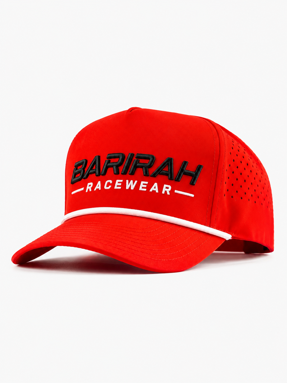 Barirah Racewear Performance Trucker Cap | Premium Breathable Motorsport Hat – Red