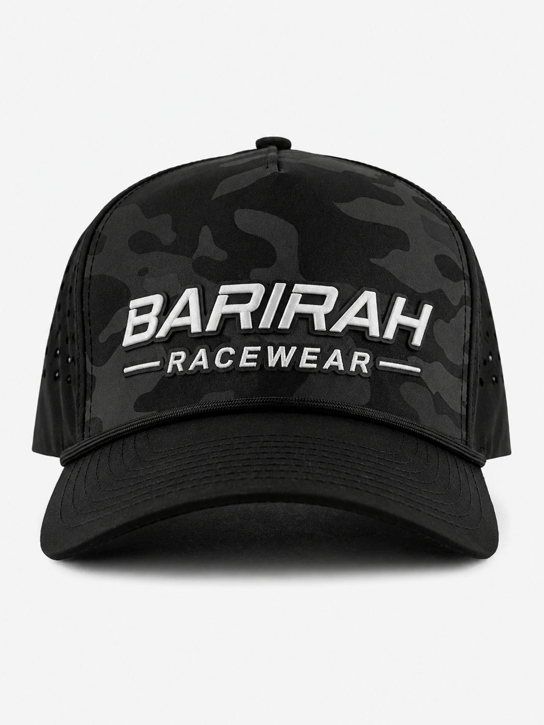 Barirah Racewear Performance Trucker Cap – Black Camo Mesh Snapback