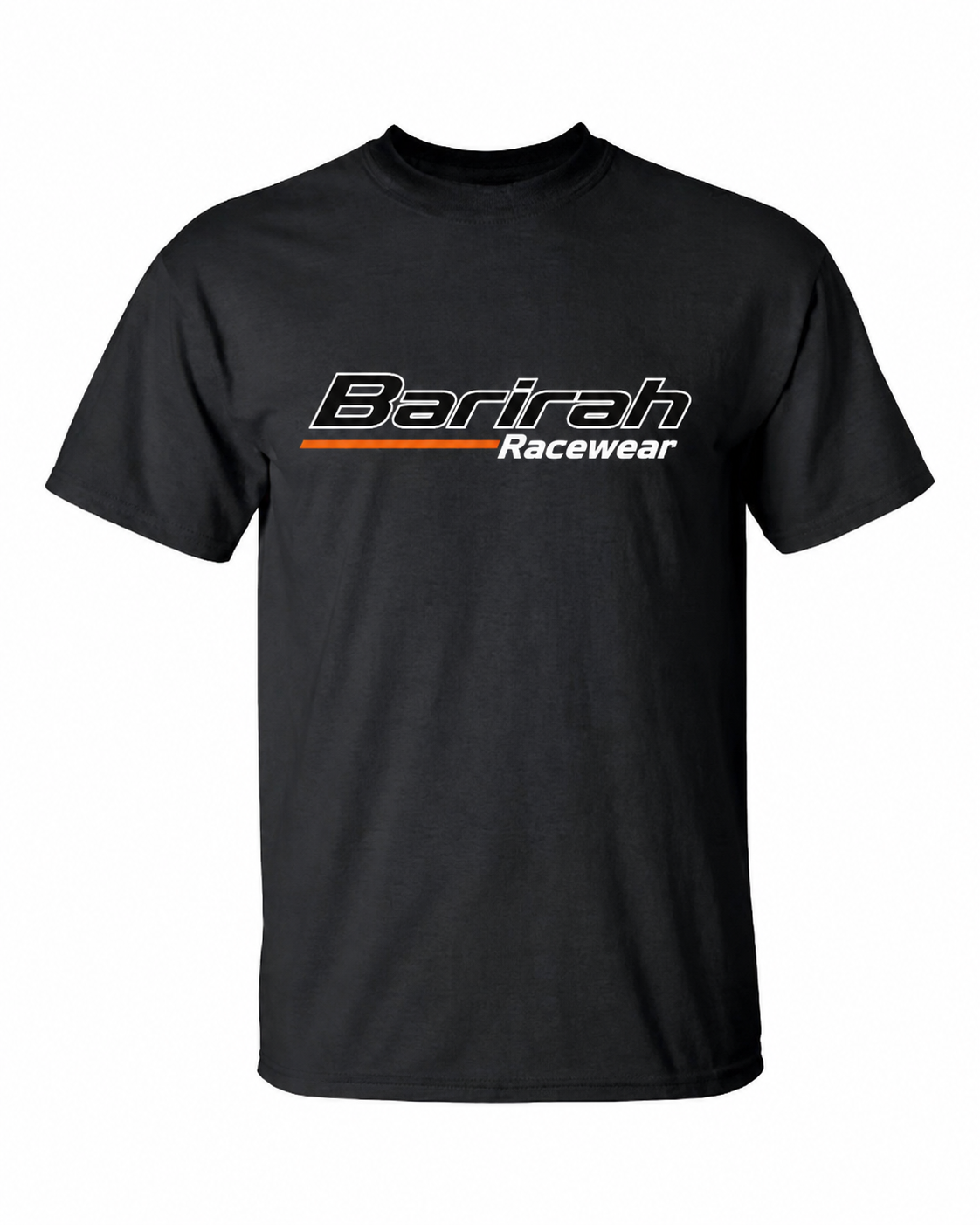 Barirah Racewear Premium Motorsport T-Shirt | Performance Cotton Racing Tee – Black