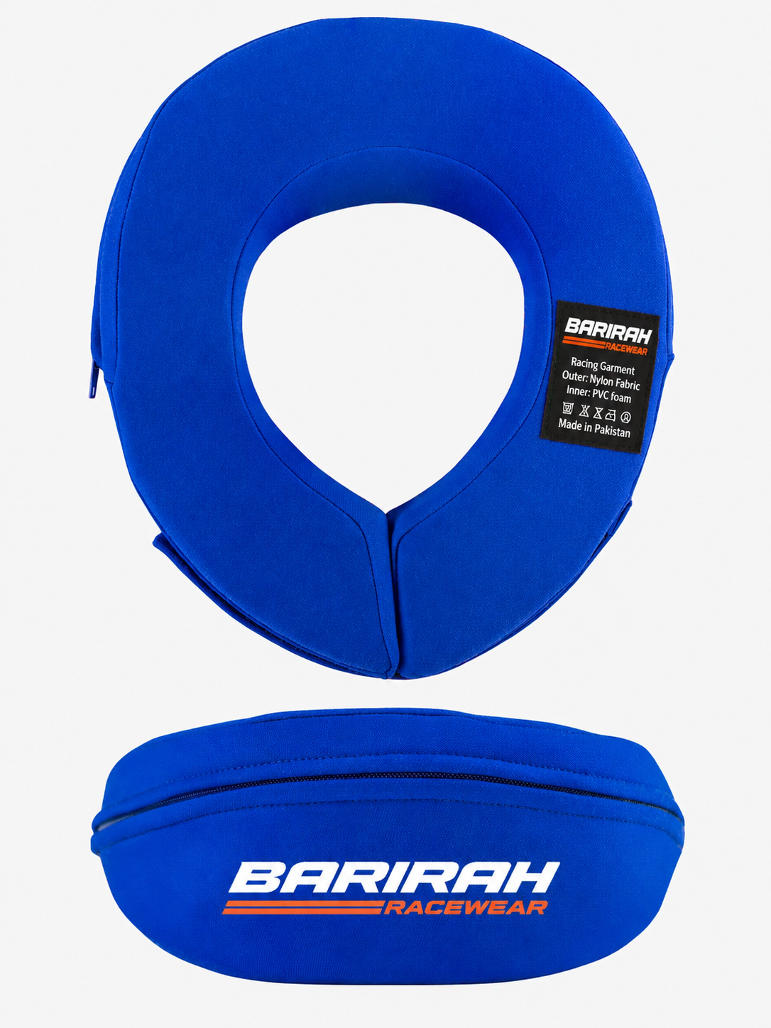 Barirah Racewear Racing Neck Support Collar – Blue | Motorsport Neck Brace with Carry Case