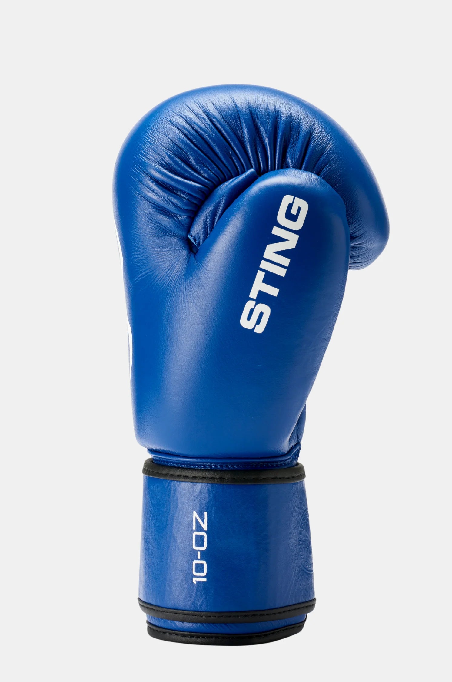 Sting Competition Approved Boxing Gloves | Premium Leather Professional Fight Gloves | Competition & Training Gloves for Boxing | Blue