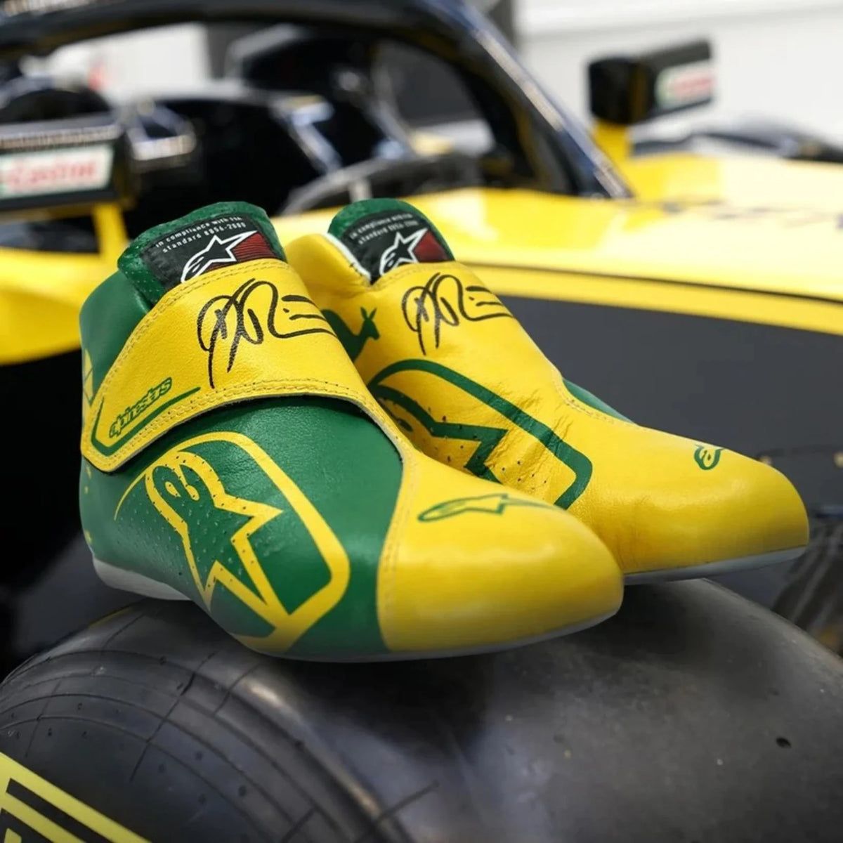 Daniel Ricciardo 2019 Renault Australian GP F1 Racing Shoes - Barirah Racewear image 4