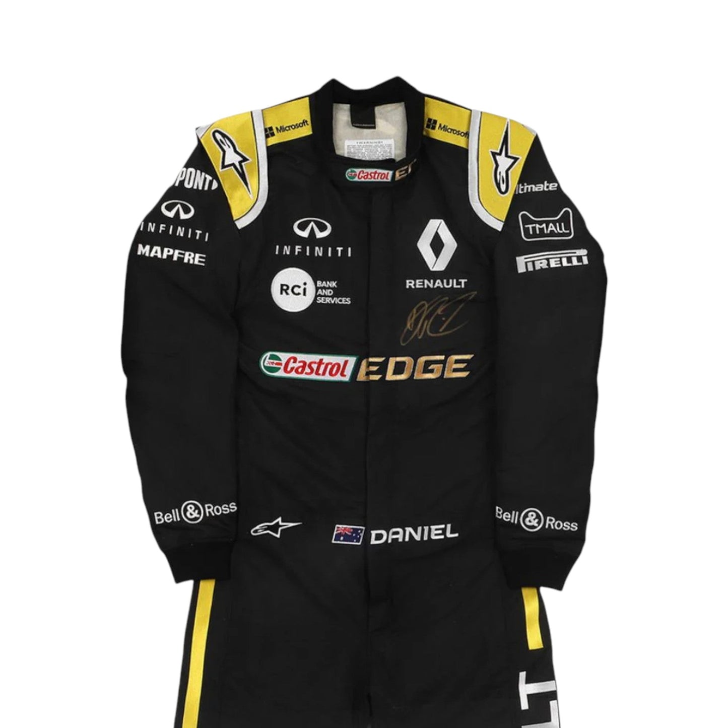 Daniel Ricciardo 2019 Renault F1 Race Suit - Barirah Racewear image 3
