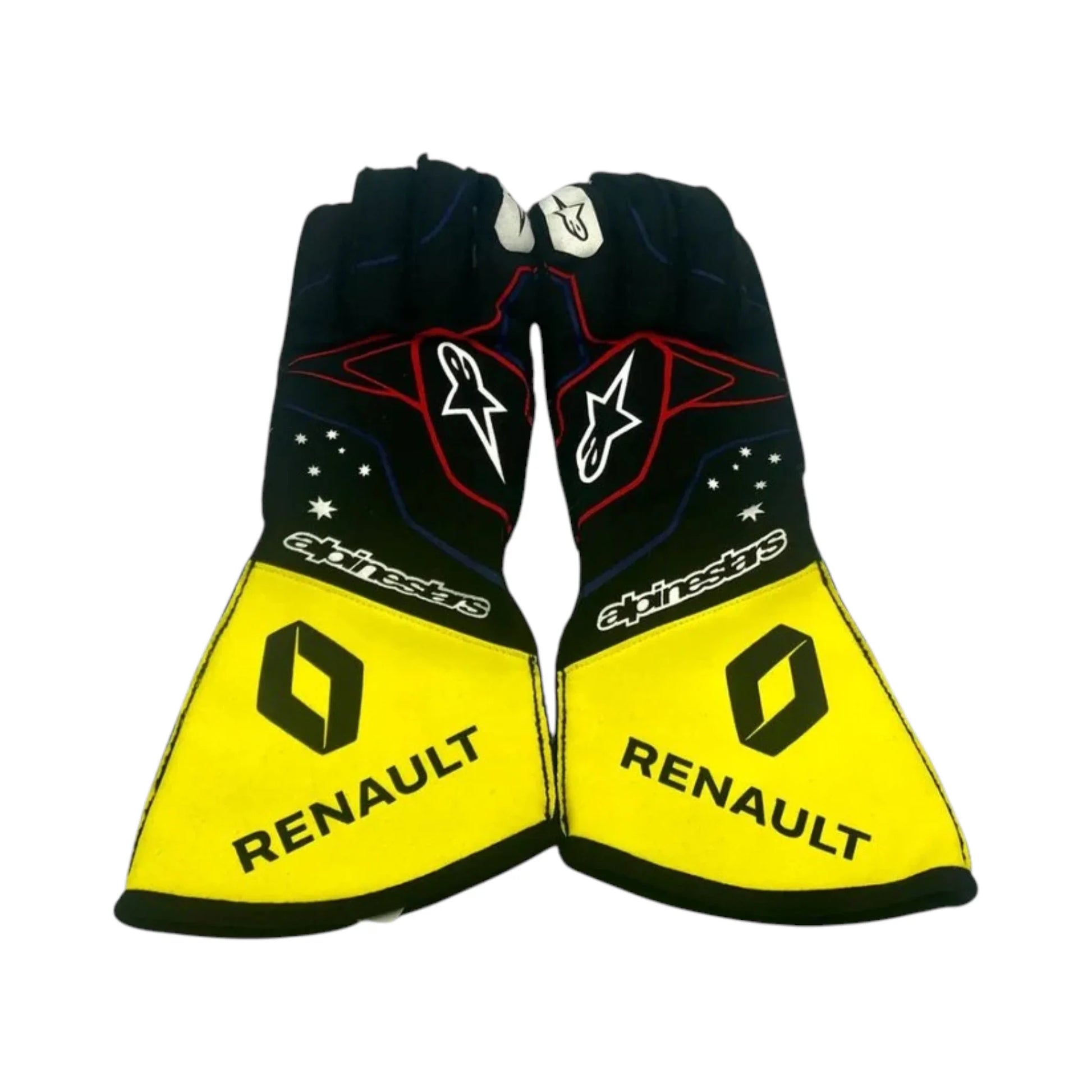 Daniel Ricciardo 2020 Renault F1 Racing Gloves - Barirah Racewear image 1