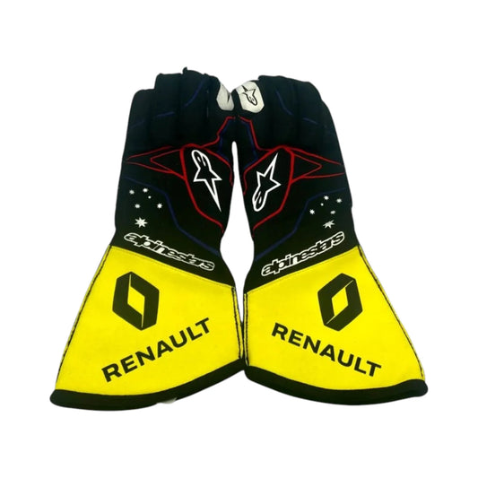 Daniel Ricciardo 2020 Renault F1 Racing Gloves - Barirah Racewear image 1