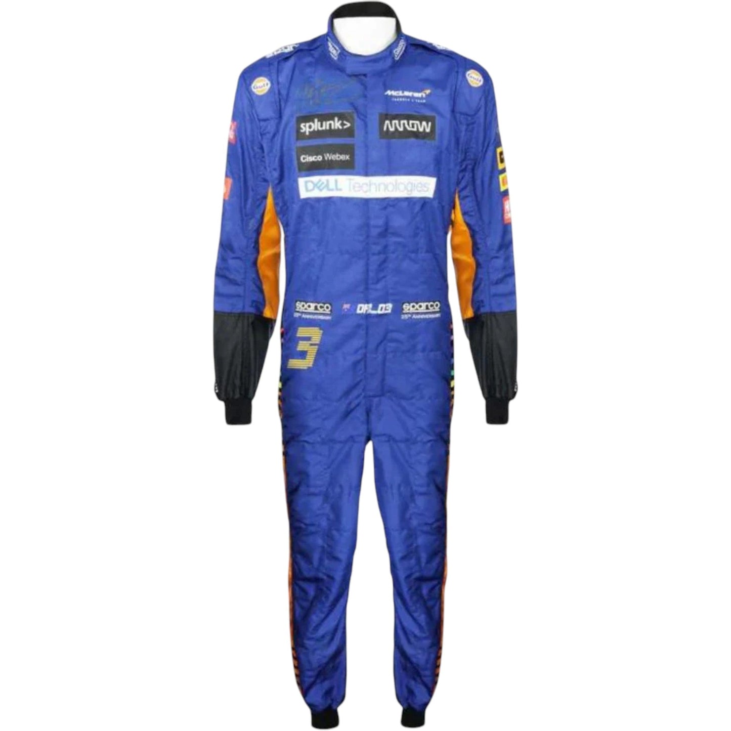 Daniel Ricciardo 2021 Mclaren F1 Race Suit - Barirah Racewear image 1